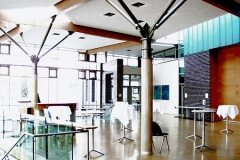 Energietechnik Barbara Kuenkelin Halle FoyerbereichVeranstaltungshalle