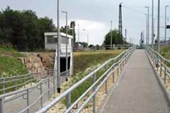 Infrastruktur Bahnhof Amstetten Behindertengerechte Rampe