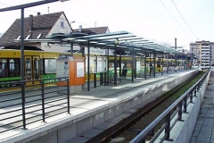 Infrastruktur Stuttgarter Strassenbahn - Strassenbahnhaltestelle-Nellingen