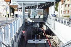 Infrastruktur Stuttgarter Strassenbahn - Strassenbahnhaltestelle-Ruit